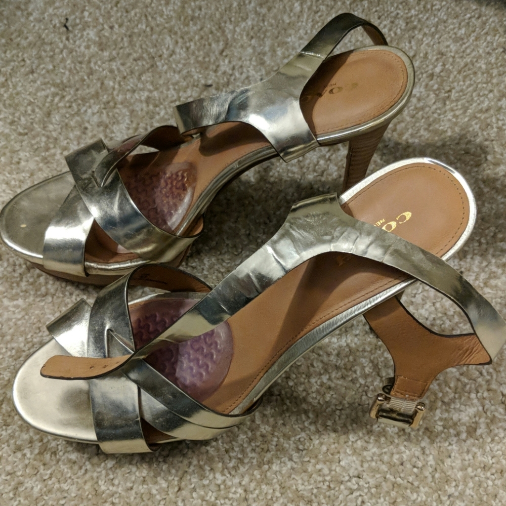 Coach platform shoes